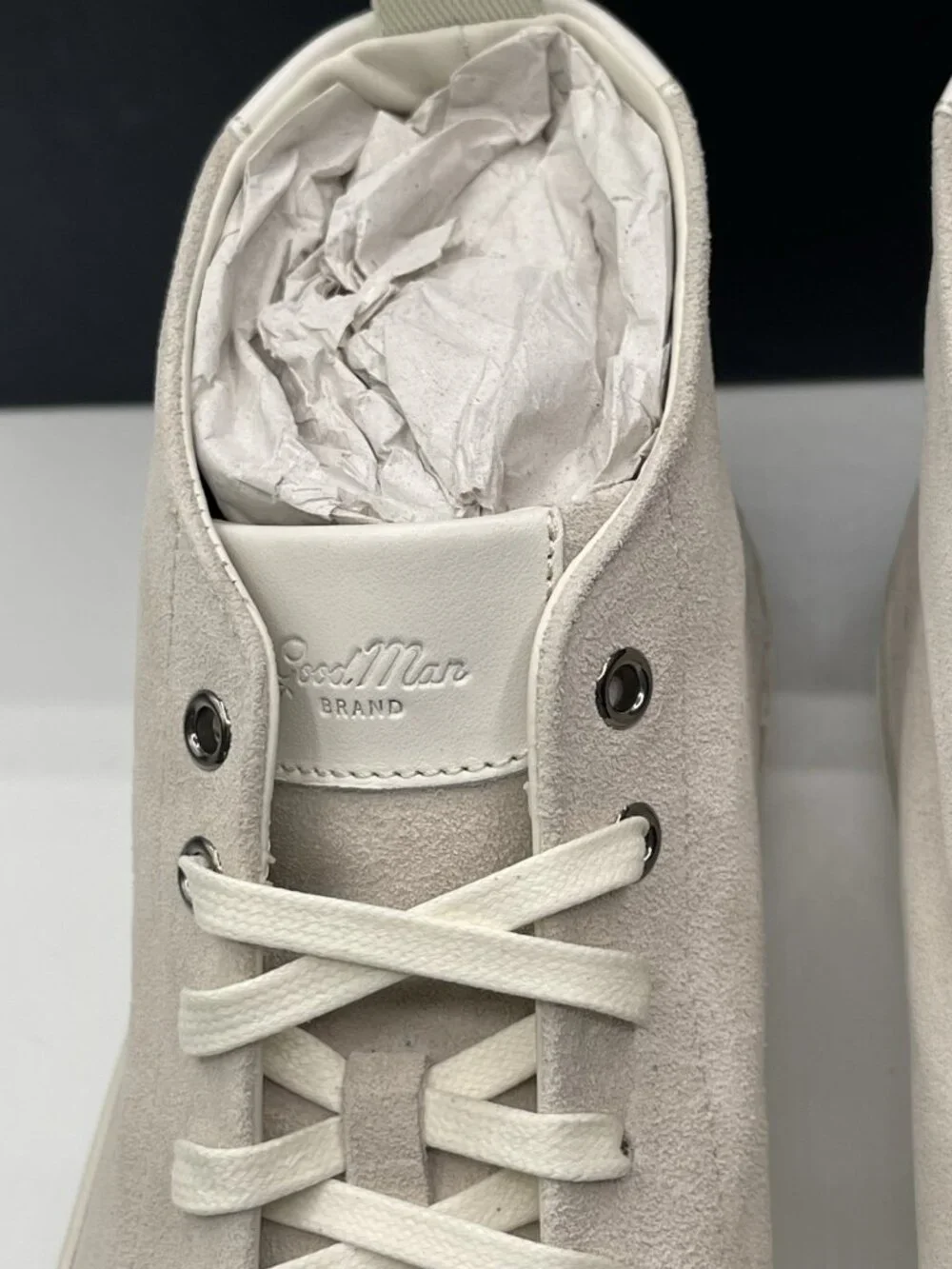 Good Man Brand Legacy Hi-Top Beige‎ Suede  Leather Sneakers Men’s Size 10